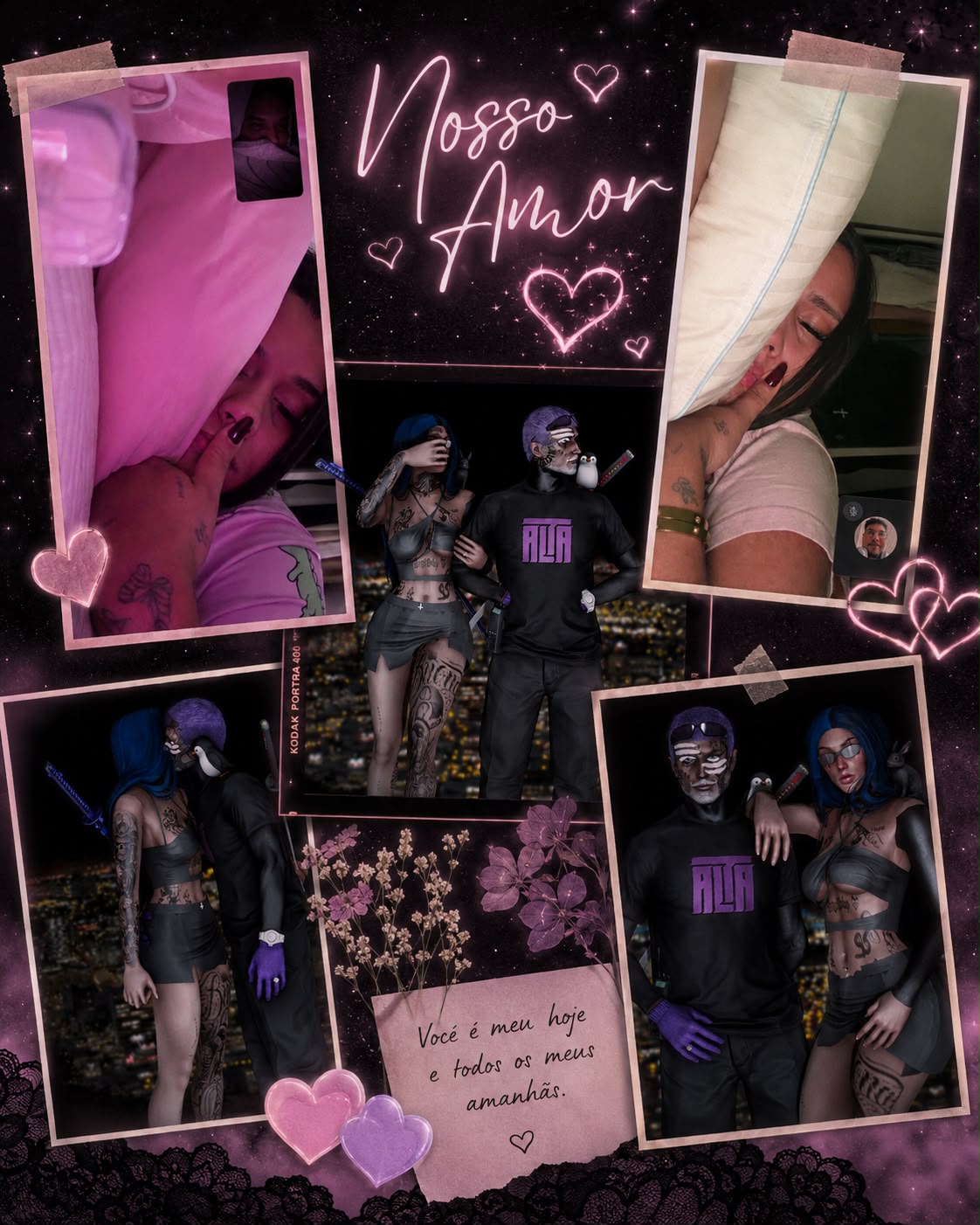 Colagem Nosso Amor